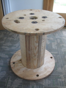 Wooden electrical spool